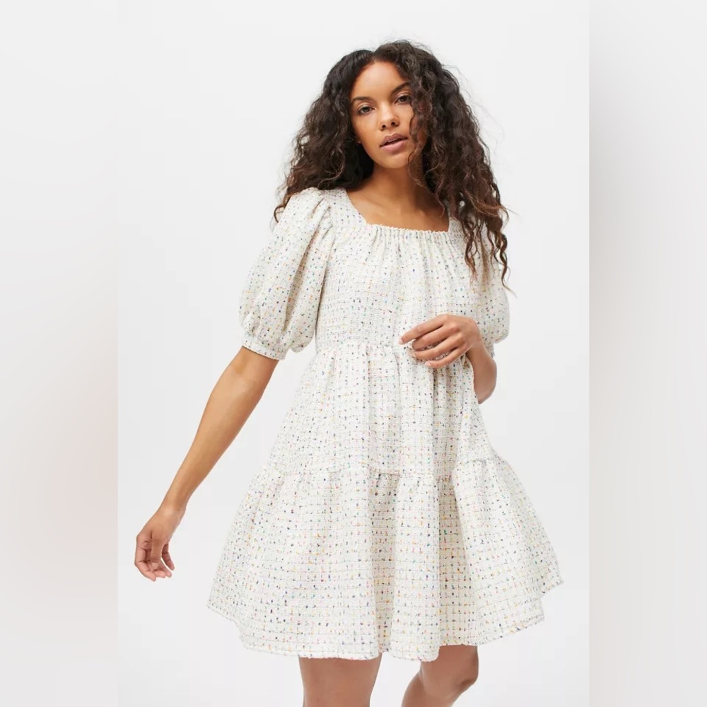 Sister Jane Tiered Tweed Dress Size XL